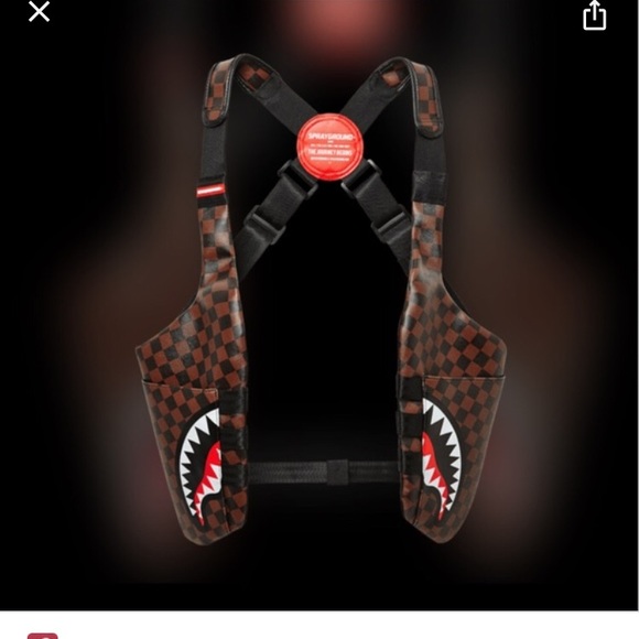 Sprayground Bags Sprayground Sharks Of Paris Louis Holster Bag